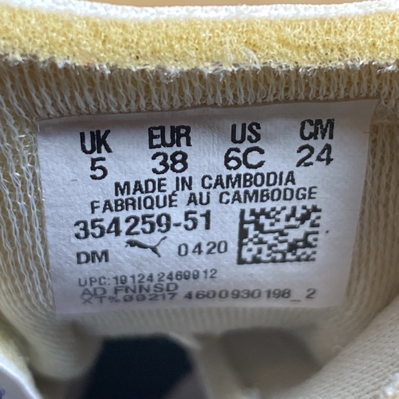 Puma Roma Basic 354259-51 White Big Kids size 6C - Picture 6 of 6